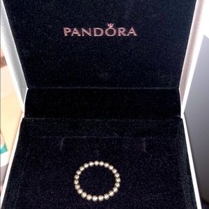 Pandora stackable silver ring